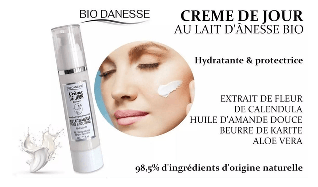 Crème de jour au lait d'ânesse 