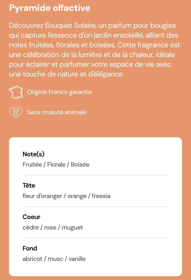 Le petit crémeux bouquet solaire 