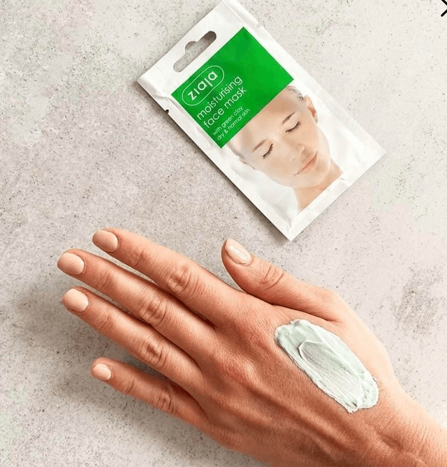 Masque hydratant à l'argile verte 