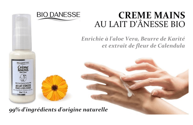 Crème main au lait d'ânesse 30ml