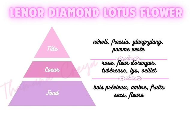 Le petit crémeux diamond lotus flower (Dupe lenor) 