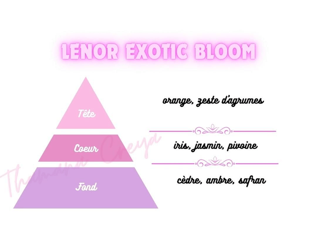 Le petit crémeux exotic bloom (Dupe lenor) 