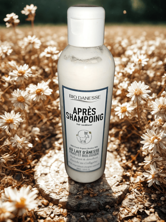 Après shampooing au lait d&#039;ânesse 